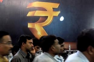 The rupee has tanked against the dollar, but it’s important to read the fineprint before forming judgements (INDRANIL MUKHERJEE/AFP/Getty Images) 