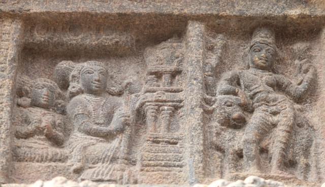 Neelakanda Yaazhpana Nayanar: the Sakoda Yaazh - the musical instrument depicted here was lost in time. Thus this panel is important at many levels.&nbsp;