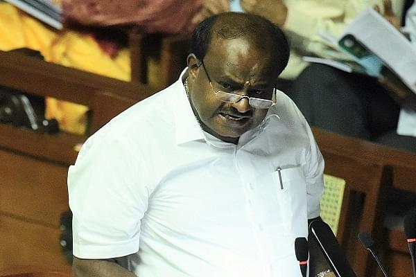 Karnataka Chief Minister HD Kumaraswamy (Arijit Sen/Hindustan Times Via Getty Images)