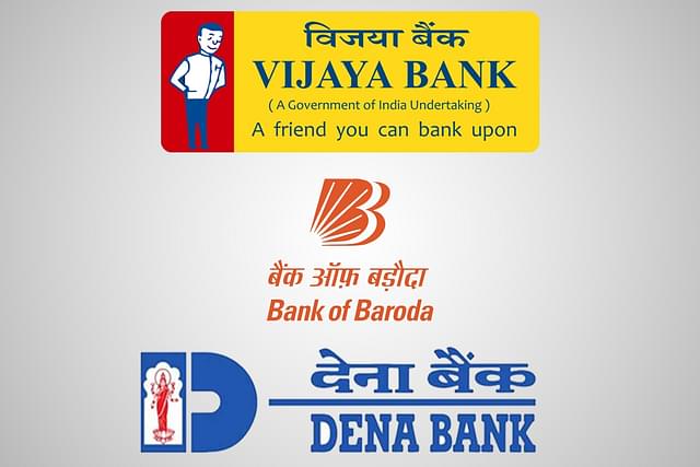 Dena Bank, Bank of Baroda and Vijaya Bank.