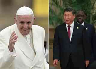 China’s President Xi Jinping and Pope Francis &nbsp;