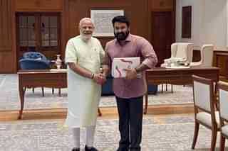 Mohanlal with PM Modi (@narendramodi/Twitter)