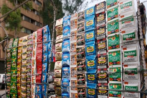 Gutka being sold at a shop (K Asif/India Today Group/Getty Images)