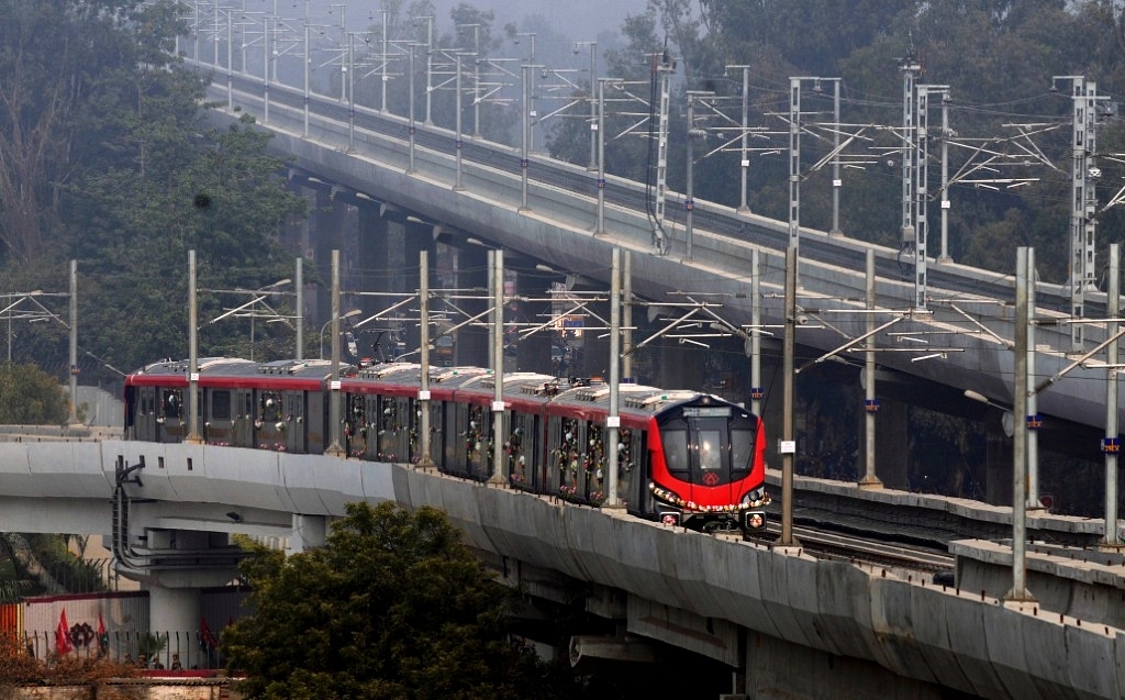 The Lucknow Metro Rail Corporation is entrusted with the responsibility of carrying out interim works of the Kanpur Metro. (representative image) (Photo by Deepak Gupta/Hindustan Times via Getty Images)&nbsp;
