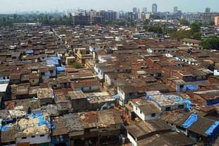 Dharavi Slums. (Photo by Ritesh Uttamchandani/Hindustan Times via Getty Images) 