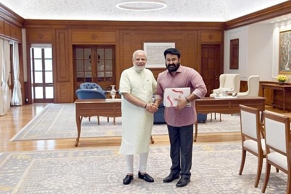 Malayalam actor Mohan Lal met Prime Minister Narendra Modi on 3 September 2018.&nbsp;