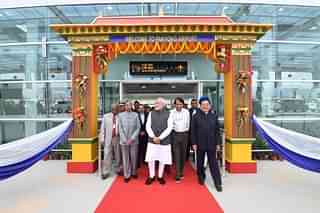 Prime Minister Narendra Modi inaugurated the airport in Sikkim on 24 September 2018. (Narendra Modi/Twitter)
