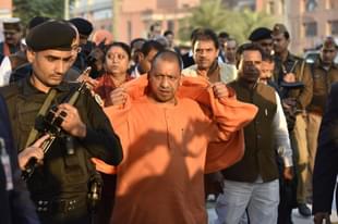 Uttar Pradesh Chief Minister Yogi Adityanath. (Photo by Virendra Singh Gosain/Hindustan Times via Getty Images)