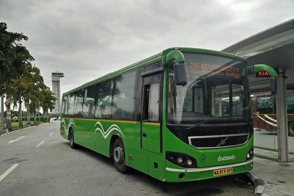 An AC bus in India (@BLRAirport/Twitter)