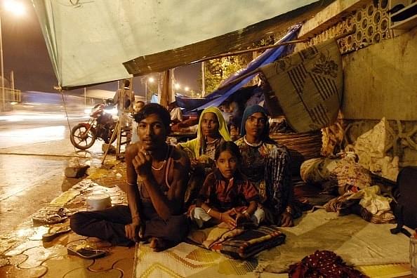 Poverty Representational Image. (Kalpak Pathak/Hindustan Times via Getty Images)