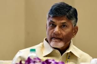 Andhra Pradesh Chief Minister N Chandrababu Naidu (Photo by Mohd Zakir/Hindustan Times via Getty Images)