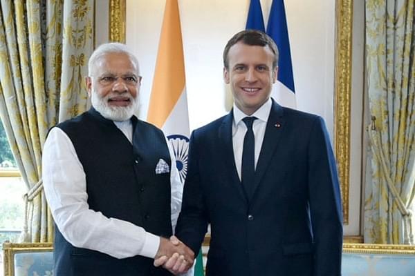 PM Narendra Modi and French President Emmanuel Macron