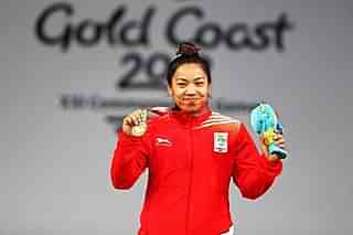 Weightlifter Chanu Saikhom Mirabai (Dean Mouhtaropoulos/Getty Images)