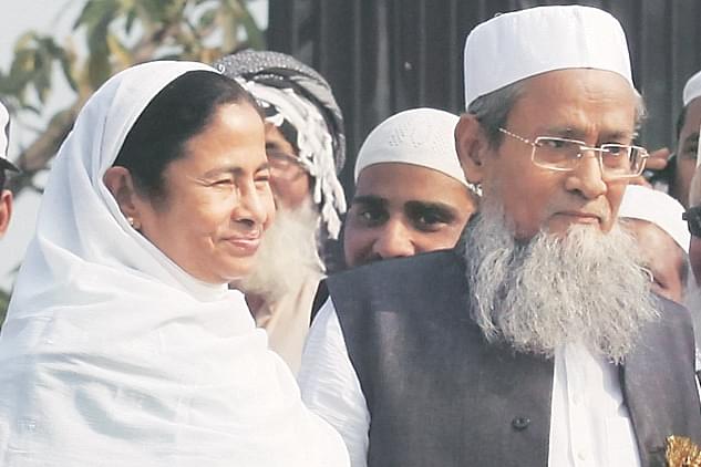  West Bengal Minister Siddiqullah Chowdhury with Chief Minster Mamata Banerjee (Twitter)