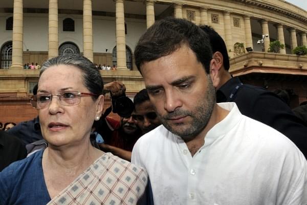 Sonia and Rahul Gandhi (Sonu Mehta/Hindustan Times via Getty Images)