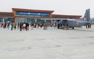 Indian Air Force’s Dornier 228 at Pakyong airport.