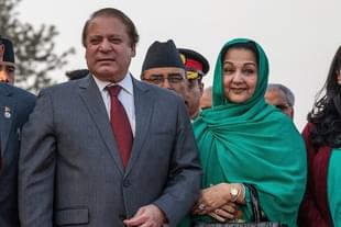 Nawaz Sharif and his late wife (Omar Havana/Getty Images)