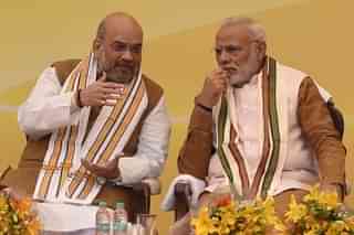 Prime Minister of India Narendra Modi and BJP National President Amit Shah (Sonu Mehta/Hindustan Times via Getty Images)
