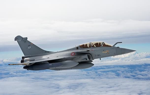A Rafale fighter jet of the French Air Force. 