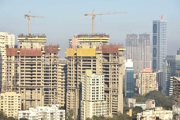 Buildings under construction in Mumbai (Anshuman Poyrekar/Hindustan Times via Getty Images)