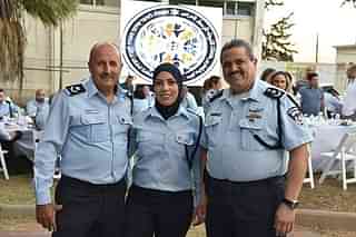 Israel police officials. (Pic:Twitter)