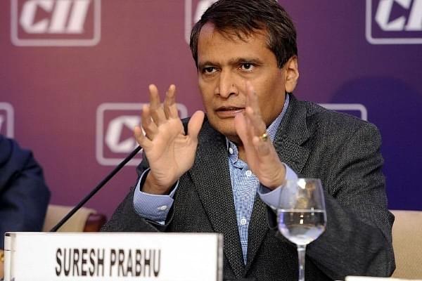 Union Minister for Civil Aviation Suresh Prabhu. (Photo By Sonu Mehta/Hindustan Times via Getty Images)