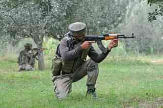 Indian Army soldiers. (Photo by Waseem Andrabi/Hindustan Times via Getty Images)