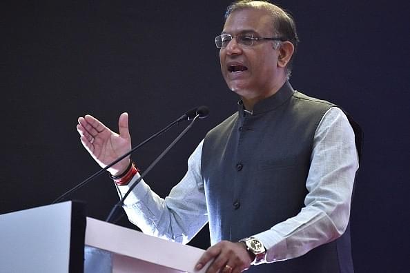 Minister of State for Civil Aviation Jayant Sinha (Photo by Sonu Mehta/Hindustan Times via Getty Images)