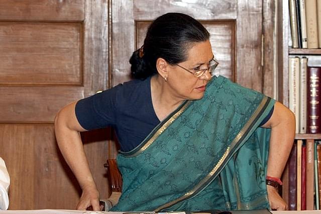 Former Congress President Sonia Gandhi. (Sunil Saxena/Hindustan Times via Getty Images)