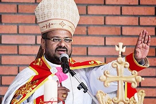 Rape accused bishop Franco Mulakkal (@apnnewsindia/Twitter)