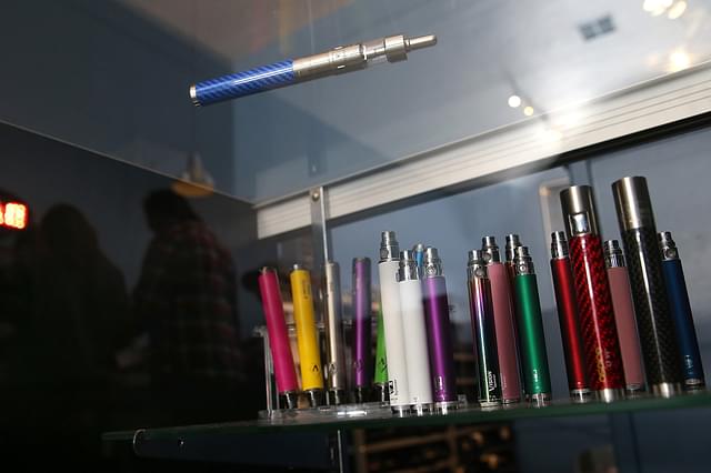 E-cigarettes on display in San Rafel, California (Justin Sullivan/Getty Images)