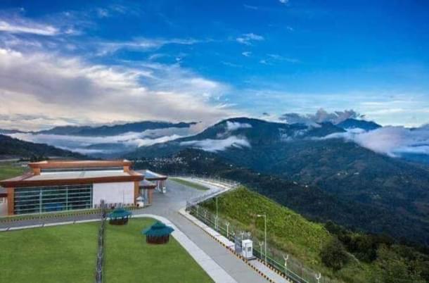 A part of the terminal building of the airport. (Airports Authority of India)