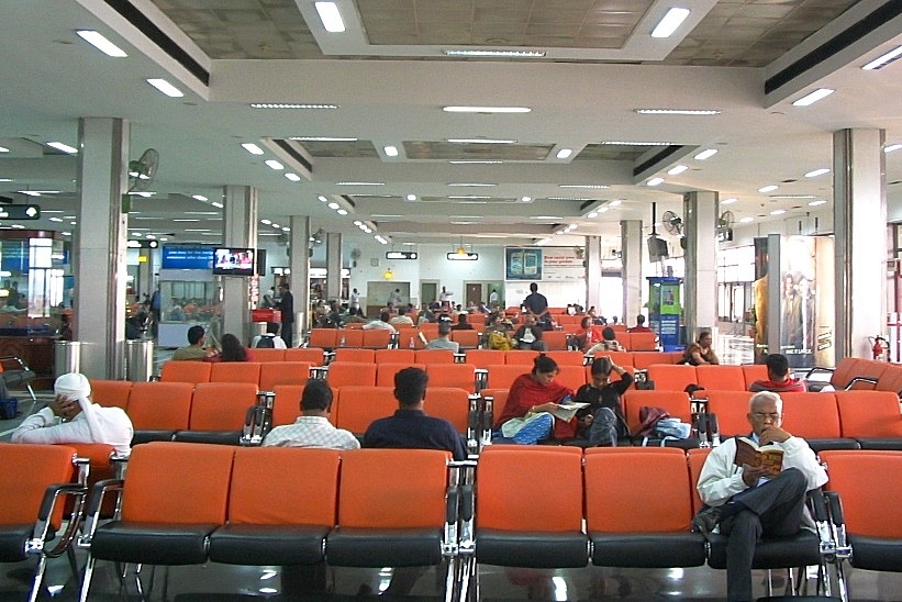 Departure terminal at the Delhi airport. (Wikimedia Commons)