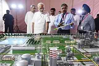 Prime Minister Narendra Modi at the event announcing the Talcher fertiliser plant project. (@NarendraModi/Twitter)&nbsp;