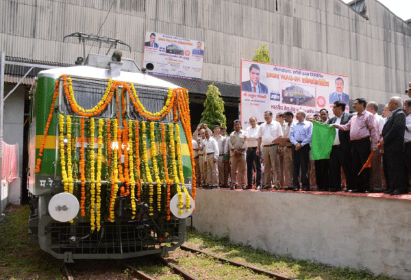 The locomotive flagged off by BHEL (Facebook)