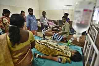 Patients at Kerala General Hospital in Alappuzha (Raj K Raj/Hindustan Times via Getty Images)