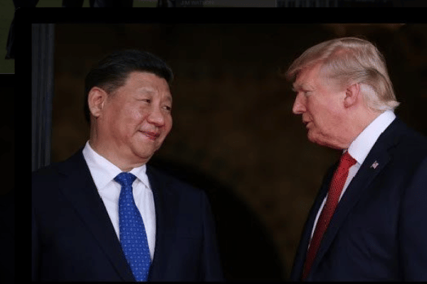US President Donald Trump and Chinese President Xi Jinping.