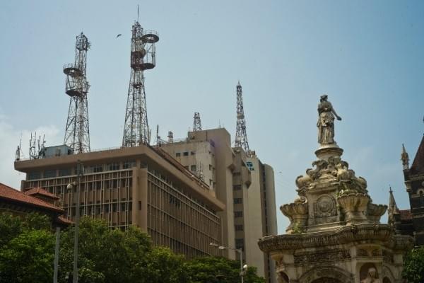 BSNL office in Mumbai, India. BSNL is seeking Rs 6,652 crore as equity infusion to fund the purchase of 4G spectrum. (Aniruddha Chowhdury/Mint via Getty Images)
