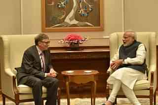 Microsoft Founder Bill Gates with Prime Minister Narendra Modi.