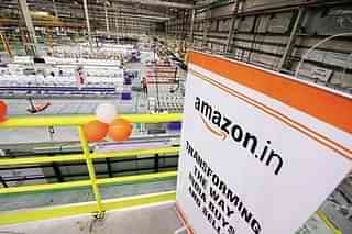 An Amazon warehouse facility in India. (Mint)