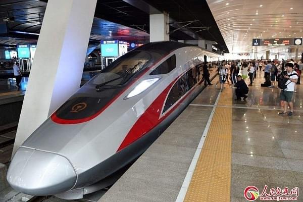 The high-speed train model (Image credit: Facebook)