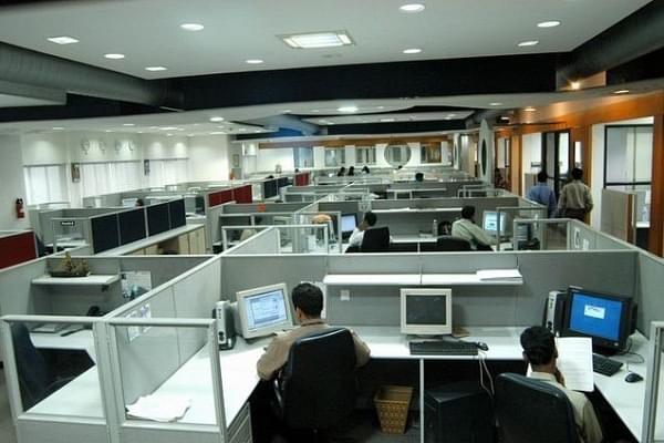 Interior of a software company in Technopark at Trivandrum.