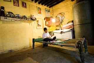 A child studying under lights. (Representative image) (Priyanka Parashar/Mint via Getty Images)
