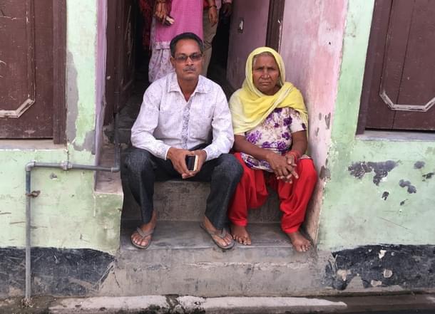 Rajkumar (left) with his mother Bedo Devi