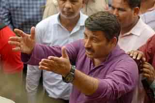 Delhi BJP Chief Manoj Tiwari. (Sanchit Khanna/ Hindustan Times via Getty Images)