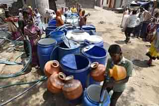 Water shortage: A representative image (Anshuman Poyrekar/Hindustan Times via GettyImages)&nbsp;