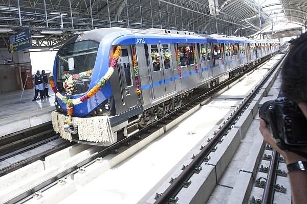 The Chennai Metro (Jaison G/India Today Group/Getty Images)