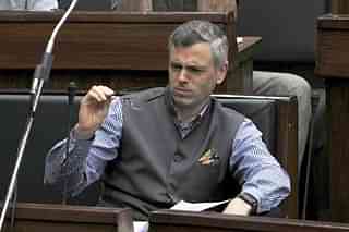 Former Chief Minister of J&amp;K Omar Abdullah  (Photo by Nitin Kanotra/Hindustan Times via Getty Images)