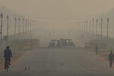 Air Quality Deteriorates At Rapid Pace In The Nation’s Capital (Raj K Raj/Hindustan Times via Getty Images)&nbsp;