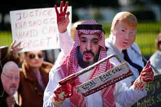 Activists March From White House To Protest Khashoggi Murder (Photo by Win McNamee/Getty Images)
